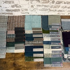 Designer Upholstery Fabric Swatch Lot 40+ Pieces 8” x 8” ROMO Zinc Villa Nova