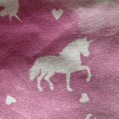 Unicorn Fabric JOANN FABRICS “MAGIC MOON” PINK/WHITE COTTON FABRIC 2 2/3 Yards