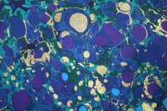 MELTDOWN IN BLUE AND GOLD BY FAYE BURGOS FOR MARCUS – 100% COTTON FABRIC