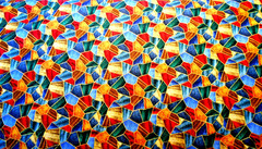QUILTING TREASURES #264293-1″ STAINED GLASS GOLD LINING BTY