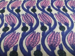 Amazing Cotton Hand Block Sanganreri Printed Fabric Hand Made Making Fabric