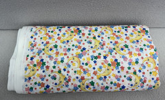 Cranston Cotton Fabric Moon & Stars Print 44×132 Yardage Nursery Craft Nostalgic