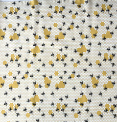 Keepsake Calico Bees in the Honeycomb Cotton Fabric – 26″ x 44″