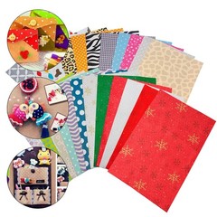 Printed Felt Fabric, Pattern Fabric Sheets, 23 20x30cm, [Various]