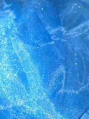 Beautiful Blue Organza Fabric 55″x 38″ With Some Glitter
