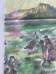 “Western Roundup” Millworth Converting Corporation Vintage Cotton Fabric