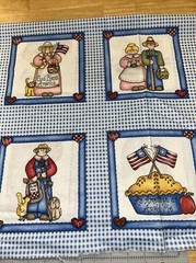 Good Morning 6.75” Squares Dianna Marcum Marcus Bros. Cotton Fabric 1/2 Yard