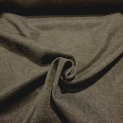 REVERSIBLE Heathered Gray Wool Knit – Lightly Brushed, Soft and Light!
