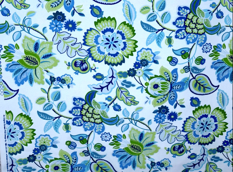 RICHLOOM SOLARIUM TELFAIR SEAGLASS FABRIC UPHOLSTERY STAIN UV RESISTANT 55″ WIDE