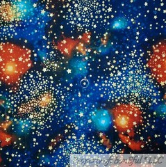 BonEful Fabric FQ Cotton Quilt Black Red Gold Metallic Poinsettia Flower Xmas US
