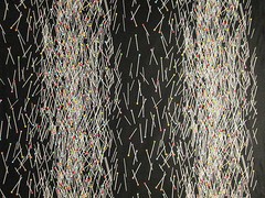 PINS NEEDLES SEWING SEW ITEMS PIN COLORS COTTON FABRIC FQ