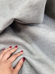 Fabric sold by the Yard Stretch Scuba Gray Matte Super Techno Fashion