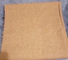 Pendleton Medium Weight Wool Fabric Remnants Lot Of 3 Pcs Beige