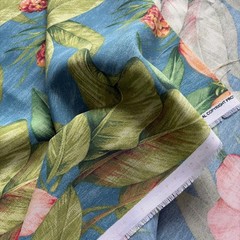 Covington Fabric Tropical Floral Upholstery 8 Yards x 56″ W Indoor Outdoor