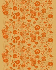 marimekko Fabric Perenna Panama 153x100cm/60.23×39.37″ Cotton marimekko Fabric
