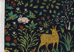 3 Yds Robert Allen Fabric Animal Kingdom Cotton Drapery Upholstery