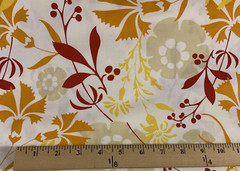 “Fresh Aire” Fabric By BJ Lantz For Studio E Floral & Plaid 2 Pc Fat Quarter Lot
