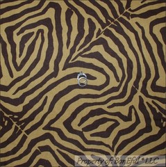BonEful Fabric FQ Cotton Decor Brown African Wild Jungle Animal Skin Print Zebra