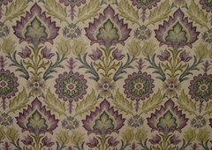 Arts And Crafts Grape Woven Jacquard Fabric Curtain Upholstery Cushion Multi Use