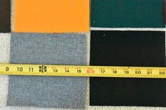 10 Pieces, 6″ x 6″ Wool Squares, 100% Wool, P02