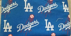 Los Angeles DODGERS 100% cotton fabric 1 yard