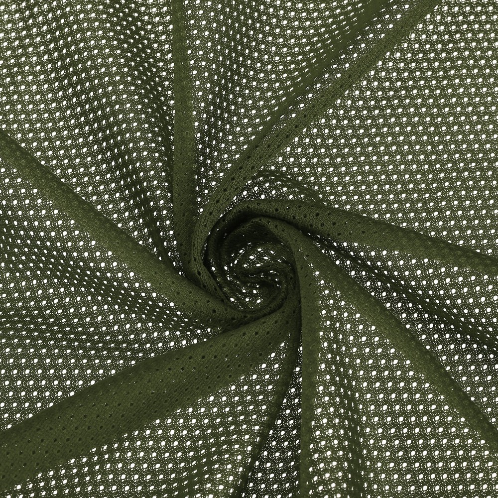 62″ Mesh Fabric Slightly Stretchy for Backpack Pocket, Dark Green 1 Yard