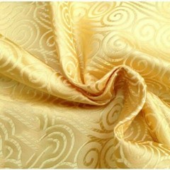 Chinese Cloud Printed Satin Silk Fabric Cloth Costume Cheongsam Upholstery DIY