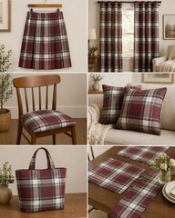 Willamette Plaid School Uniform Fabric 100% Polyester by the Yard