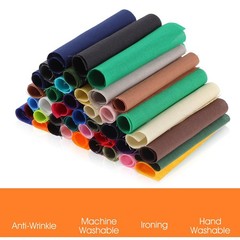 100 PCS 4×4 In Precut Solid Color Cotton Fabric Squares Quilt Scraps Mat