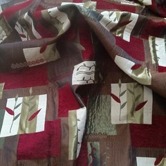 Luscious Upholstery or Pillow Fabric Patchwork Quilt Blanket Throw 60″ WX48″ L