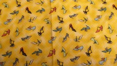 Red Rooster Fabrics Cotton Tres Chic The Vintage Workshop Womens Shoes 30×42