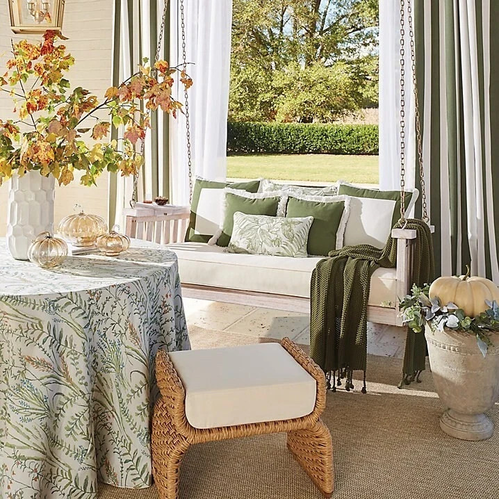 BALLARD DESIGNS JOSEPHINE GREEN SUNBRELLA PERFORMANCE FABRIC BY THE YARD