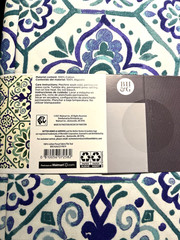 2 Better Homes & Gardens 100% Cotton Tile Teal Fabric 2 Yards Each GREAT QUALITY