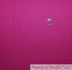 BonEful Fabric FQ Cotton Quilt Bright Fuchsia Pink Tone Tonal Small Stripe Blend