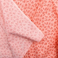 Ozark Calicos by Fabri-Quilt | Pink All Over Floral Calico Cotton Fabric | BTY