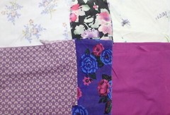 5 lb 4 oz Box of Assorted Fabric Scraps – Purples, Blues, Greens FSBTB132