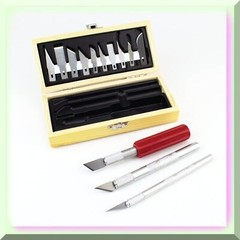 Precision Cutting Tool Set with Razor-Sharp Blades