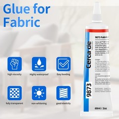Strong Fabric Glue – Clear Liquid Stitch Adhesive, Waterproof for Clothing Repai