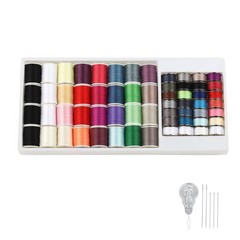 NEX 60 Pcs Bobbins Sewing Thread Kit, Polyester Multicolor
