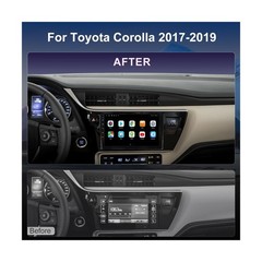 QLED Radio for Toyota Corolla 2017 2018 2019 Upgrade,Touch Screen Stereo Repl…