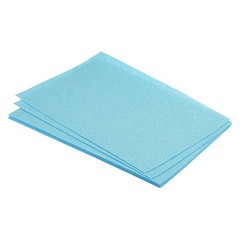 Soft Felt Sheets Glitter Self Adhesive Light Blue Fiber 11.8″ x 7.8″ 6pcs
