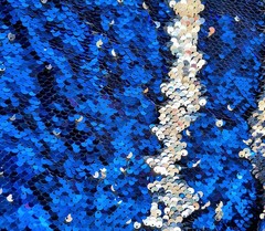 penepico Sequin Fabric Sapphire Blue 5 yd