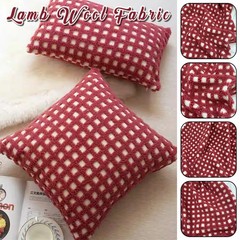 50*145cm Lamb Wool Jacquard Fabric for Winter Coats Pajamas Sofa DIY Sewing NEW