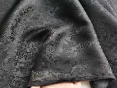 Brocade Silk Cotton 45”Wide China Dragon Pattern Charmeuse Silk Fabric For Gown