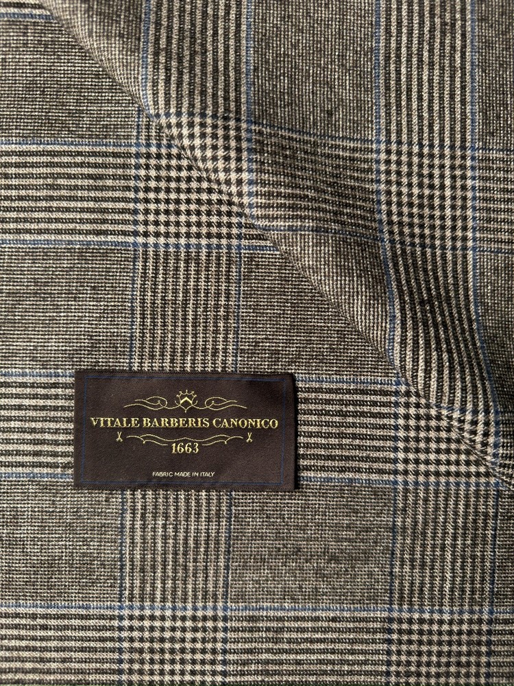 Vitale Barberis Canonico Wool and Cotton Fabric Made in Italy – 2m