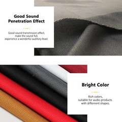 Audio Speaker Grill Mesh Dust Resistant Cover Replacement Fabric 54″ Wide Lot