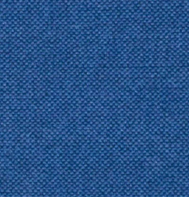 Romo Washable Linara Designer Woven Fabric in Venetian Blue Remnant, 1.2 Yd, New