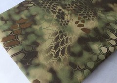 Pythons grain Printed Fabric Polyester Cotton Camouflage Cloth DIY Material
