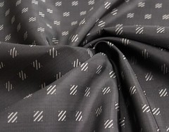 100%silk Grey Square Ornament Silk Fabric By the Half Yard Width 27″ F450