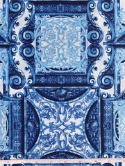 “To Rome with Love” – KANVAS – Blue – Quilt Fabric – Fat Quarter